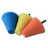 3 Incense Cones Soft Orange Medium Blue Hard Yellow Sponge