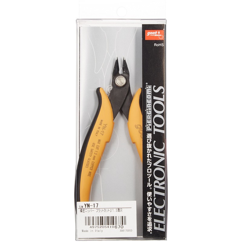 goot YN-17 Precision Nipper, Made by Pizicom, Italy