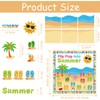 Summer Beach Bulletin Board Decorations Set Flip Flop Paper Cutouts