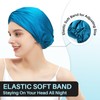 Olaemuo 100% Mulberry Silk-Bonnet for Sleeping Women/Men for Curly/Thin/Short/Medium/Braids Hair,