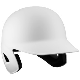 Zett Baseball Hard-Hitting Player Helmet, Pro Status, Matte Finish, White (1100) M (55~57cm) BHL181
