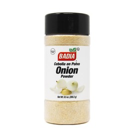 Badia Onion Powder, 9.5 oz – Pure Ground Onion Seasoning, Bold Sweet Savory Flavor, Gluten Free, No MSG, Kosher