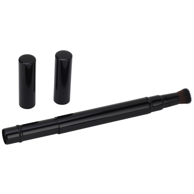Retractable Makeup Brush Dual Ended Soft Wool Hair Portable Shadow
