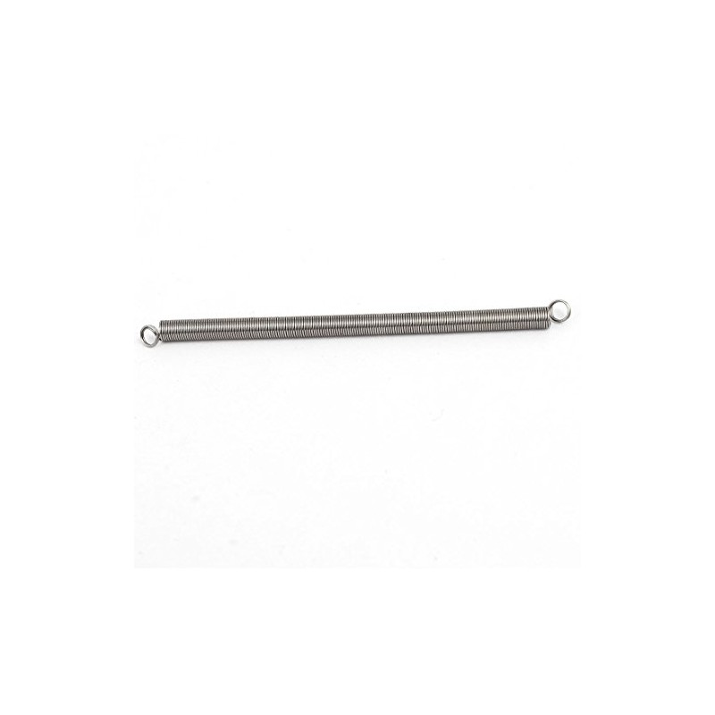 sourcingmap 0.3mmx3mmx60mm 304 Stainless Steel Tension Springs Silver Tone 5pcs