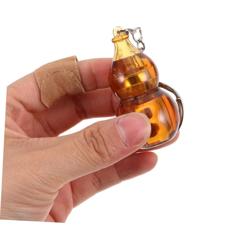 NOLITOY Gourd Keychain Fidget Portable Sensory Finger Slider for Anxiety