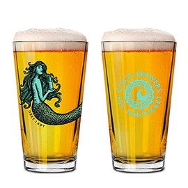 Beer Snob Barware Cisco Brewing Company Signature Pint Glass - Grey Lady - Set of 2