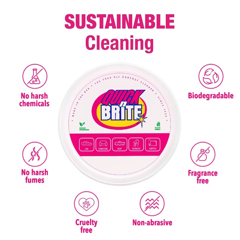 Quick 'n Brite Eco-Friendly Cleaning Supplies Kit - All Purpose