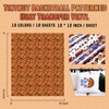 Tintnut Basketball Heat Transfer Vinyl -10 Sheets 12"x10"Patterned Iron on