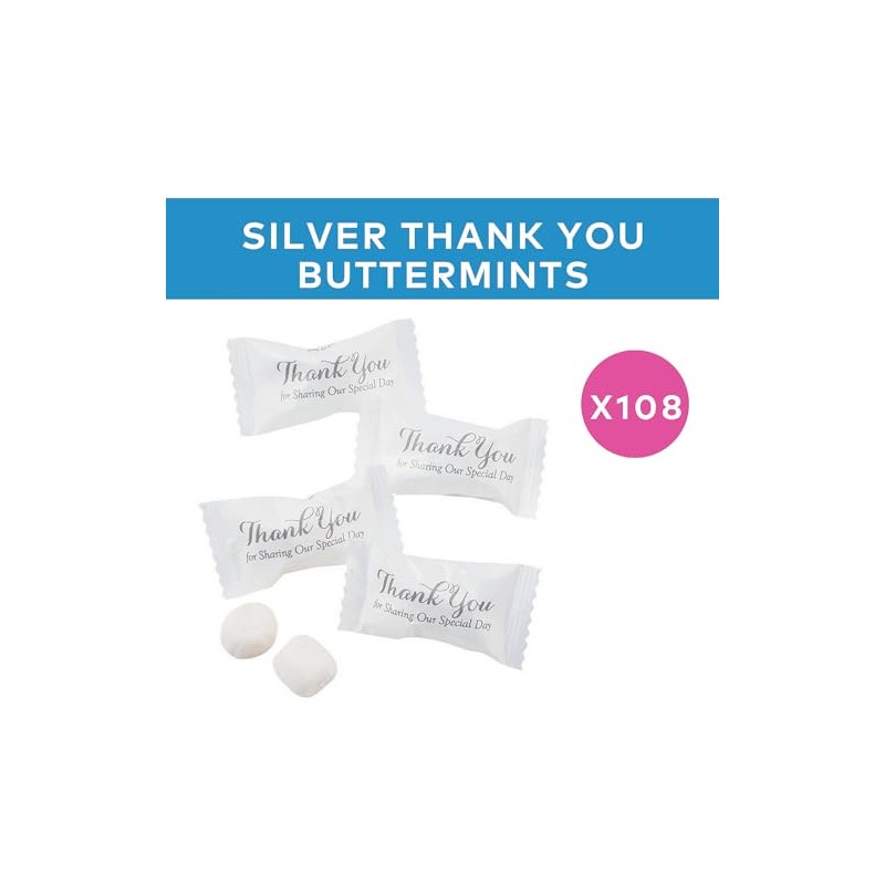Thank You For Sharing our Special Day Buttermints (108 mints)