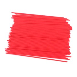 spray can straws, Replacement Spray Can Extension Straw,Red Plastic Extension Straws,5Inches. (100 Pack)