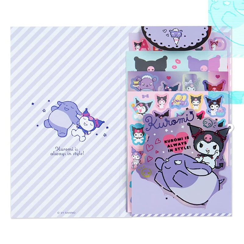 Sanrio 078182 Kuromi Volume Sticker Set