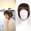 Women's C Curl Top Cover Bangs Wig (KYR-WE2CD35) Dark Brown / 여자 C컬 탑커버 앞머리 가발 (KYR-WE2CD35) 다크브라운