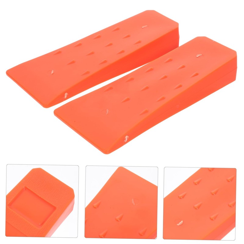 Generic 2Pcs Plastic Tree Felling Wedges Durable Lumbering Tool for