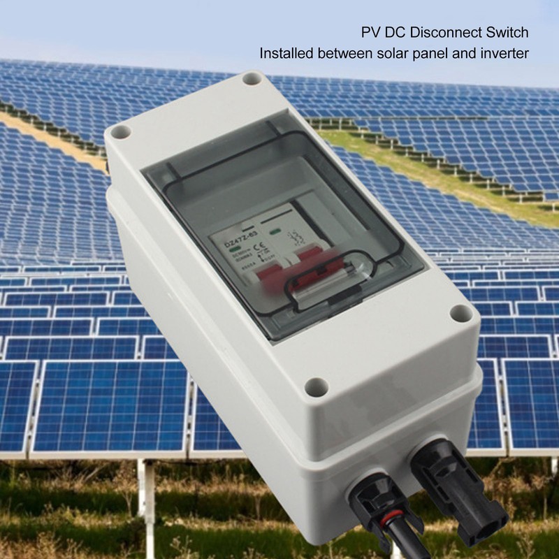 Solar Disconnect Switch Mini Circuit Breaker with IP65 Waterproof Distribution