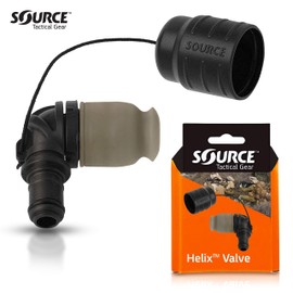 Source Tactical Exclusive Helix Válvula de bocado de Alto Flujo con presión mínima de mordida (Negro)