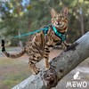 MeWO Cat Harness and Leash Set - Escape Proof, Reflective,