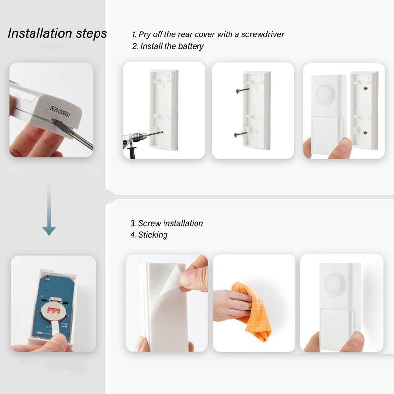 Intelligent Door Ring Human Body Induction USB Powered Door Ring
