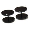 14mm Pair BLACK Faker Stretcher Cheater round Surgical Stainless Steel