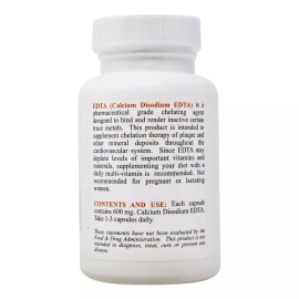 Arizona Natural Oral Chelation EDTA Cardiovascular/Heart Support 100 Caps