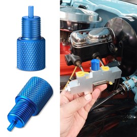 QZTYTY 2PCS Brake Proportioning Valve Bleeder Tool, Bleeder Tool Combination Valves, Universal Car Accessories GM Combination Valves Compatible with Disc/Disc & Disc/Drum PV2 & PV4 (2PCS)