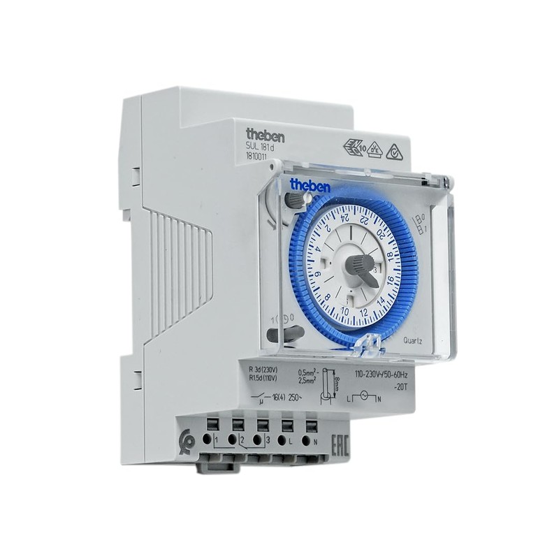 Timeguard SUL181d 3-Module Segment Timeswitch with Power Reserve