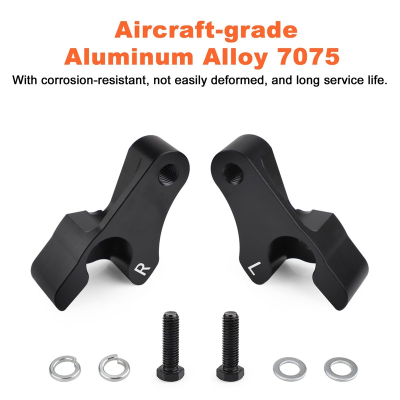 2 Inch Lowering Blocks Kit Fits 2002-2023 HarleyTouring Models/Road Glide/Street