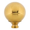 Polished Brass Ball Bed Post Finials | Diameter: 1 3/4"