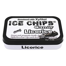 ICE CHIPS Candy Licorice Single Pack Candy, 1.76 Ounce