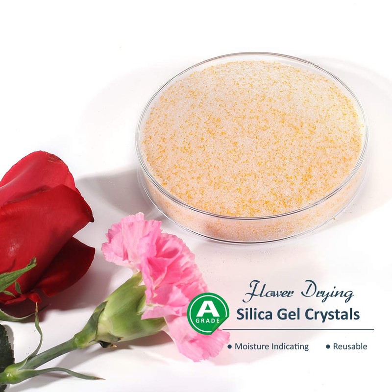 wisedry 8 LBS Silica Gel Flower Drying Crystals, Fine Crystals