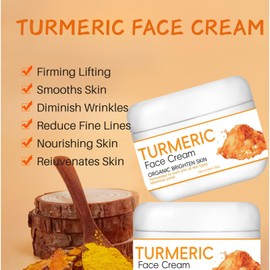Turmeric Skincare Set,Face Skin Care Sets include Turmeric Soap Bar,Face cream,Eye cream,Neck cream,Anti-Aging Skin Care Set,Moisturizing,Acne Dark Spot Remover,Moisturizing Erase Fine Lines,Firming