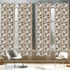 Ambesonne Horses Window Curtains Pack of 2, Abstract Stallions Simple