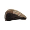 Walker & Hawkes - Unisex Flat Cap in Patchwork Design