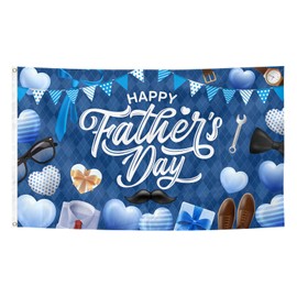 Happy Father's Day Flags 3x5 Feet Love Gift Father's Day Flags