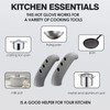 UAIAGM 4 Pairs Silicone Pot Handle Covers Heat Resistant Silicone
