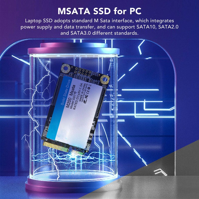MSATA SSD 500MB/S Read Speed 450MB/S Write Speed High Speed