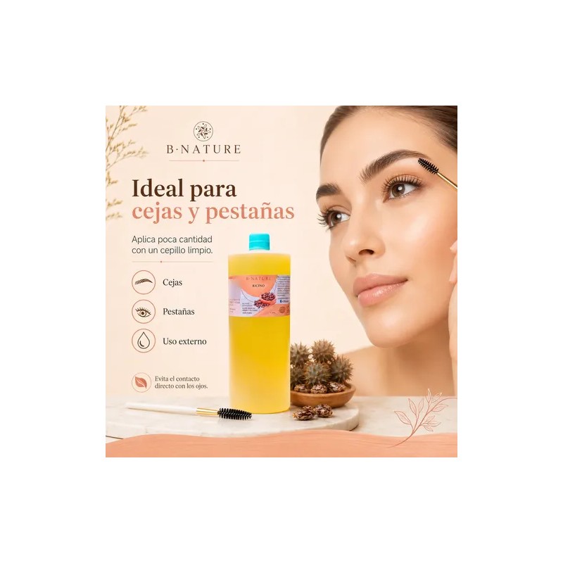 Aceite De Ricino 100% Puro B Nature 1 L