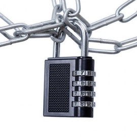 Large 4-Digit Dial Combination Lock for Bags and Lockers Padlock