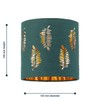 Set of 2 Dark Green Table Lamp Shades, Lampshades for