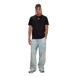 Diesel T-Adjust-OD T-Shirt with Metallic Oval D