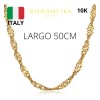 Cadena Singapur Oro 10k 50cm 2mm .8gr Italiano Color Dorado