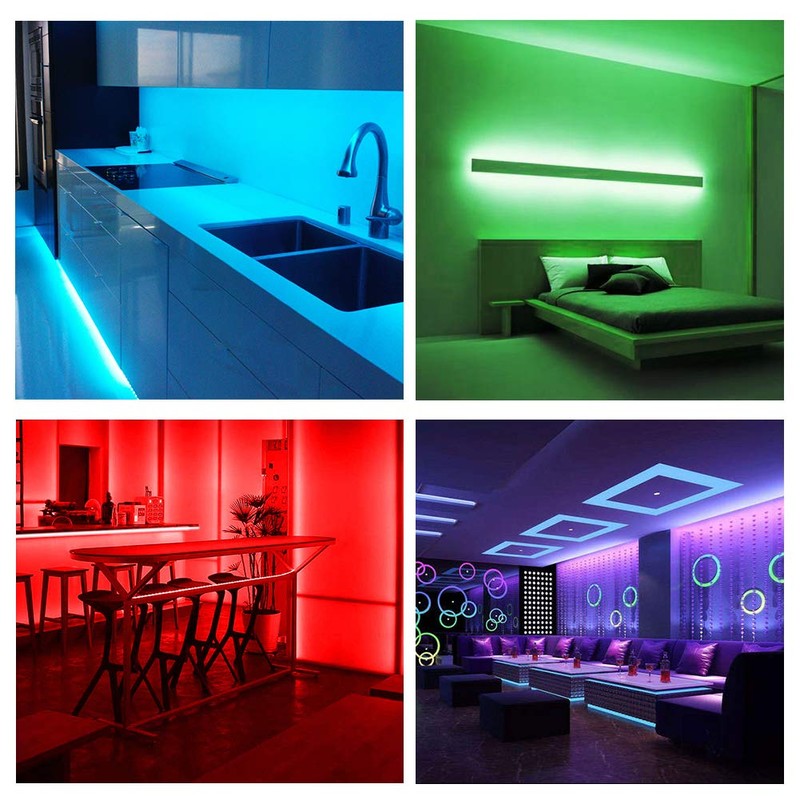DAYBETTER Led Strip Lights Waterproof, 32.8ft(2 Rolls of 16.4ft) Led