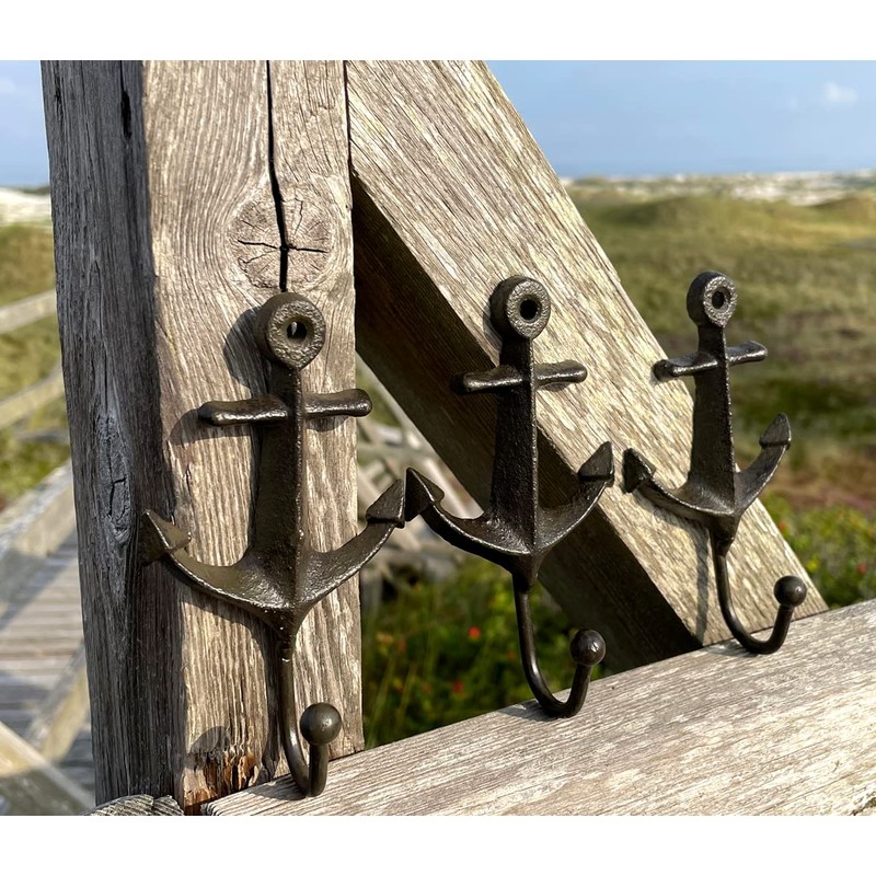 LB H&F Lilienburg Set of 3 Coat Hooks Wall Hooks