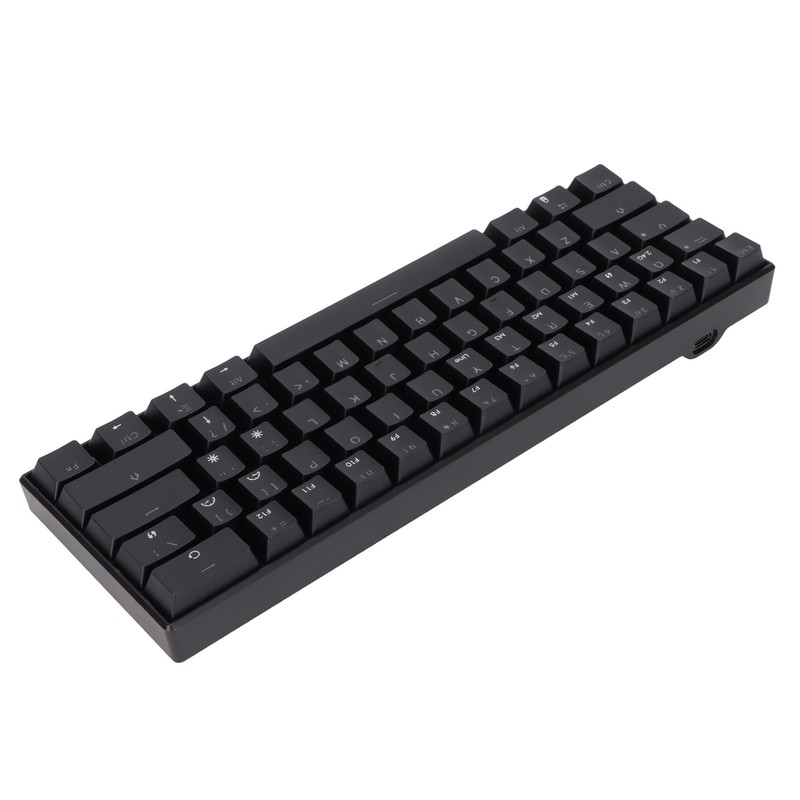 Mechanical Keyboard 61 Keys Three Modes Support Wireless Portable Ergonomic