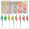 Crappie Lures Soft Plastic Lures Kit - 44pcs Crappie Baits