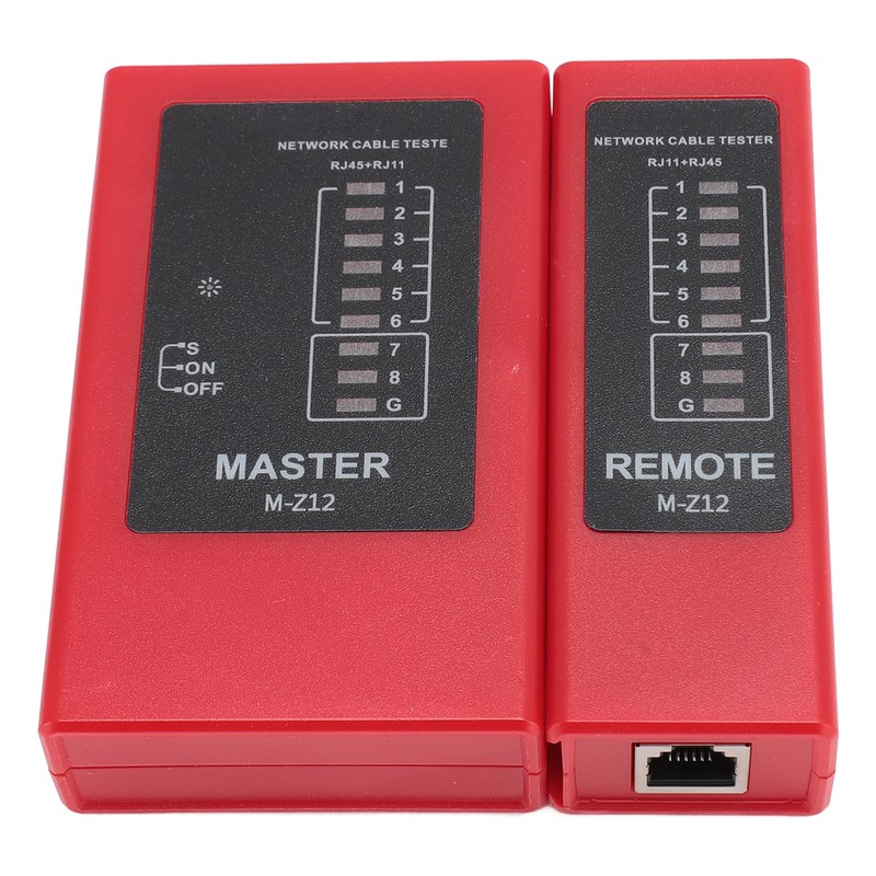 Network Cable Tester with LED Display for RJ45 RJ11 RJ12