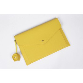miim pino2 Yellow leather 14" inch Laptop sleeve Korea synthetic leather