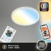 BRILONER - LED Ceiling Light Flat Smart Home, Works with