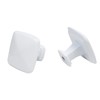 5PCS Mordern White Pull Knobs for Cabinet Dresser Drawers Mushroom