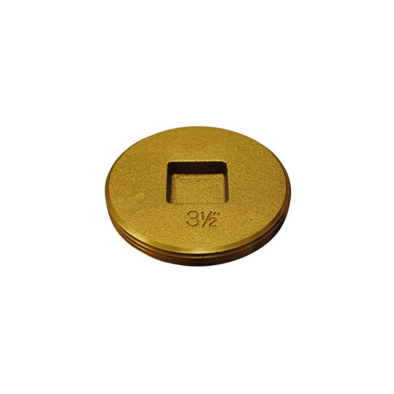 Oatey 42744 Cleanout Plug With Raised Head Countersunk, 3-1/2 in,