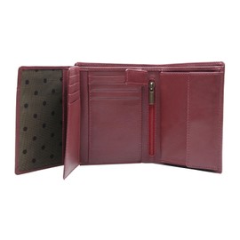Esquire Peru RFID Leather Wallet 9.5 cm, red, Fashionable